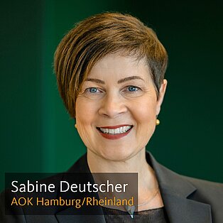 Sabine Deutscher von der AOK