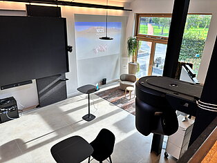 LED Wand im Townhall Setup am zgoll: Blecherhof