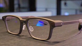 Brillengestell der Even Realiteit in hellbraun-grau