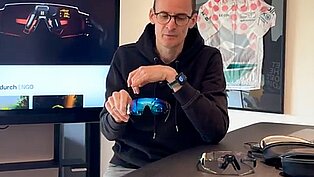 Michael mit der Engo3 mit getönten Gläsern