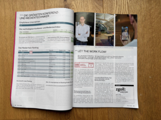 Artikel im Niedrrhein Manager zum Platz 1 der zgoll: GmbH